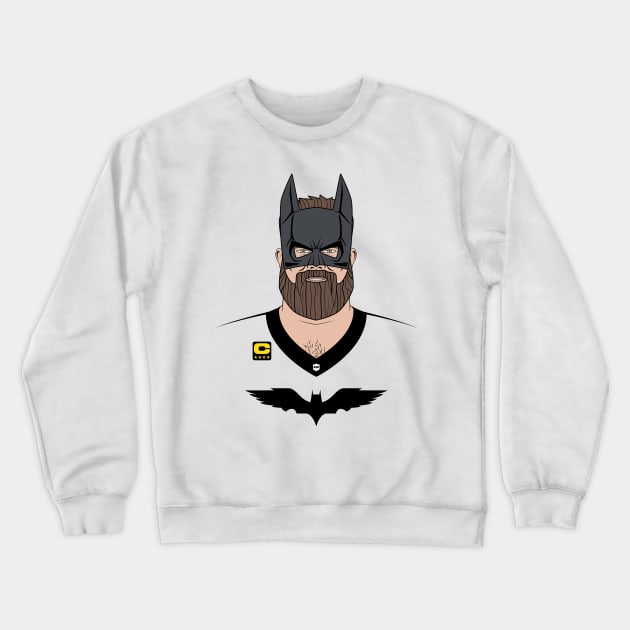 Philadelphia Football Bat Hero Crewneck Sweatshirt by PHILLY TILL I DIE